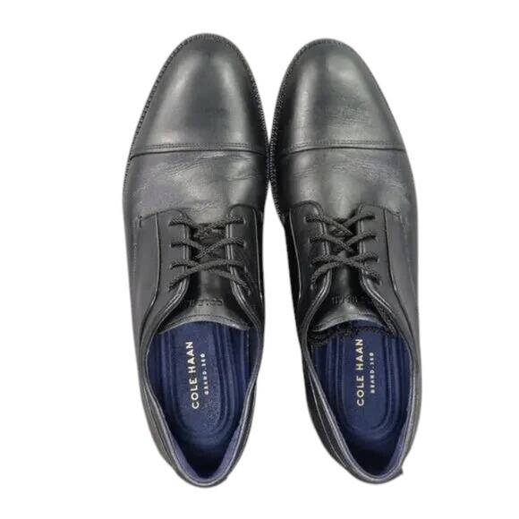 Cole Haan Shoes Men 8.5 Oxford Classic Professional Formal Leather Cap Toe Black main image 13